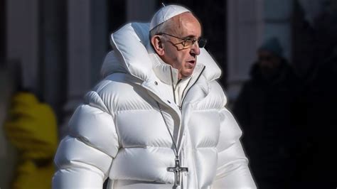 pope puffy jacket